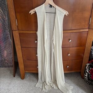 The Fisher project Sleeveless Duster Cardigan